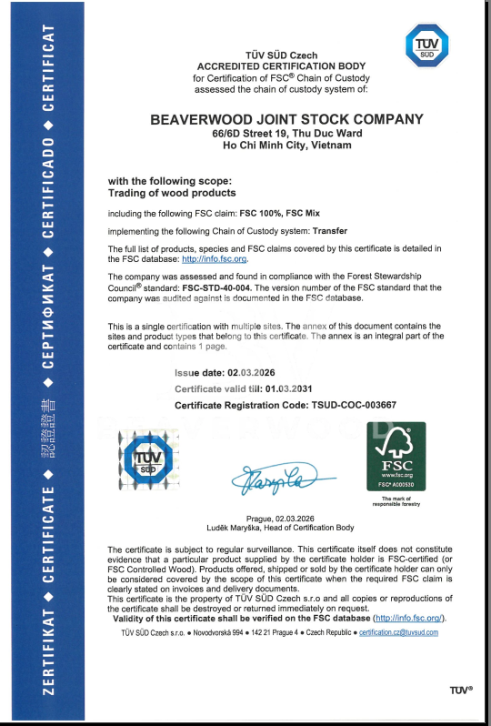 BV_FSC CERTIFICATION_TSUD-COC-003667